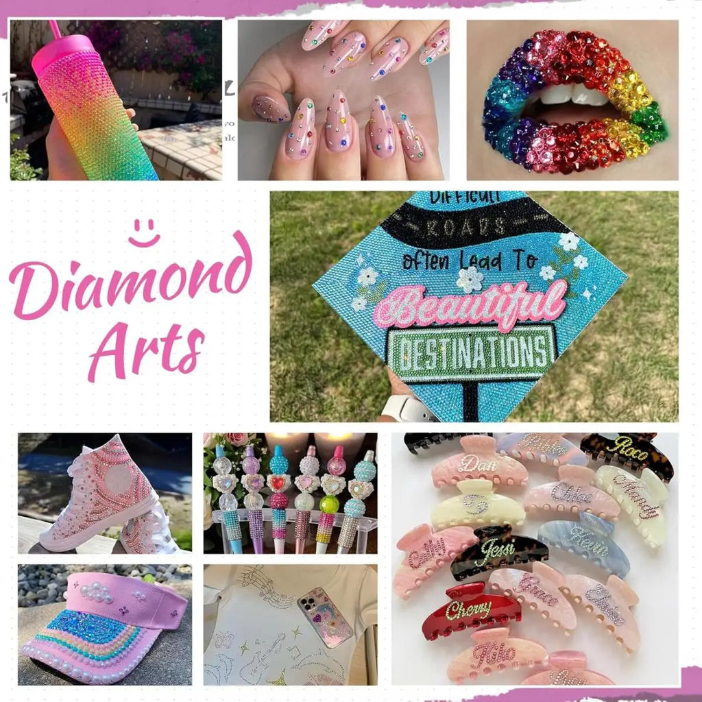 1Box/1Set Hot Selling Flash Nail Rhinestones Bedazzling Kit 3mm Multi-style Colorful Resin Nail Diamond Jewelry DIY Nails Parts