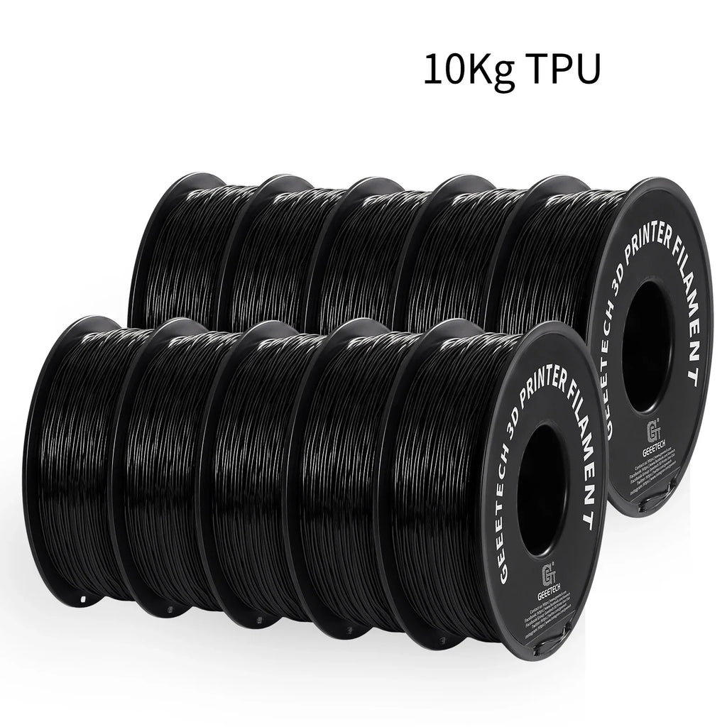GEEETECH 10Kg In One Box Matte/PETG/Silk PLA/TPU/ABS+ 3D PLA Filament 1.75mm Spool Wire For 3D Printer Material,Safety