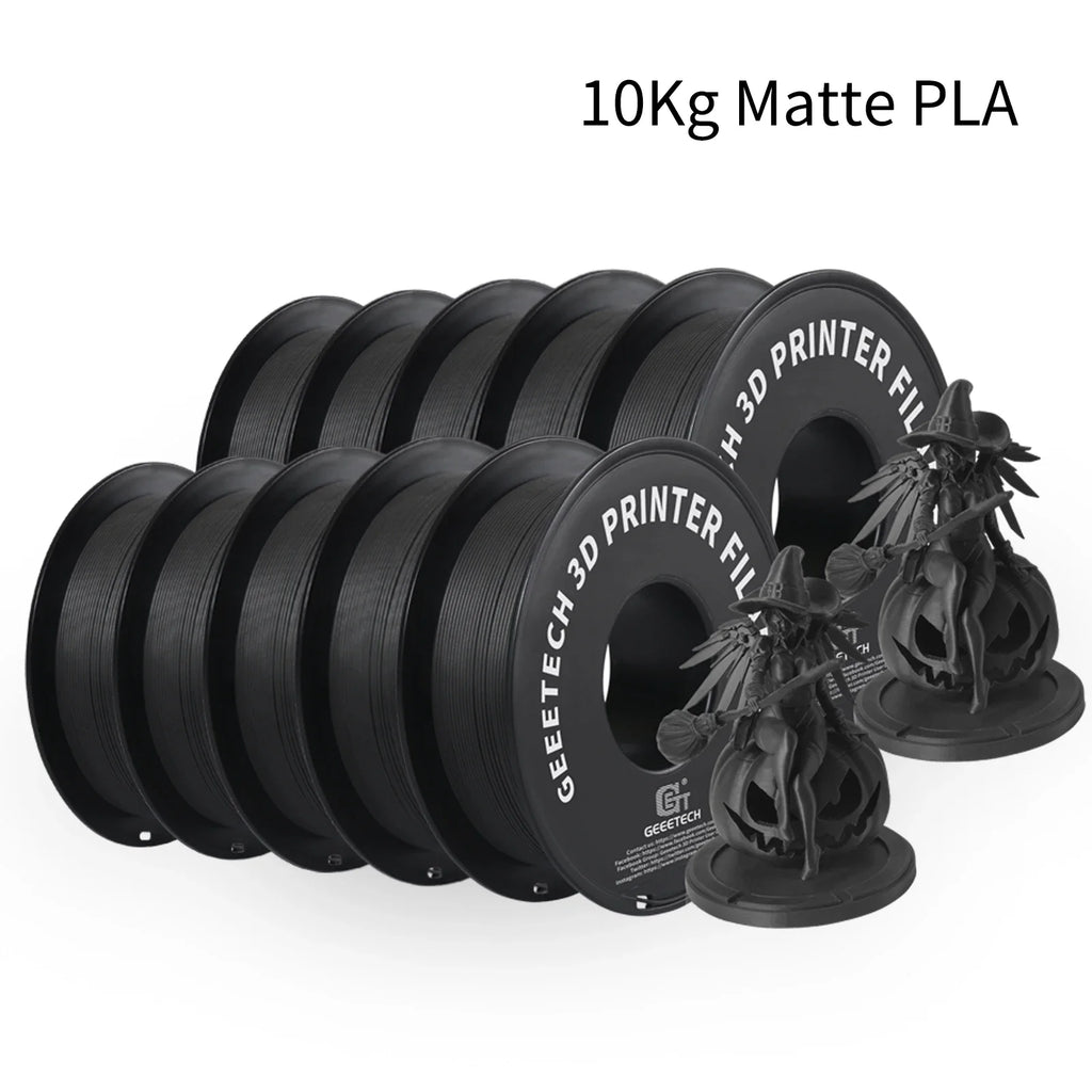 GEEETECH 10Kg In One Box Matte/PETG/Silk PLA/TPU/ABS+ 3D PLA Filament 1.75mm Spool Wire For 3D Printer Material,Safety