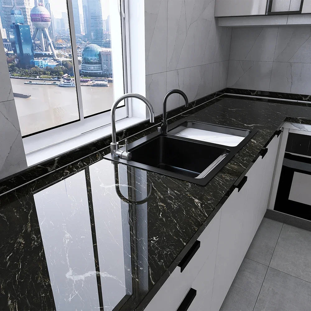 Suitable for kitchen self-adhesive wallpaper pvc self-adhesive wallpaper home decoration waterproof and oil-proof sticker