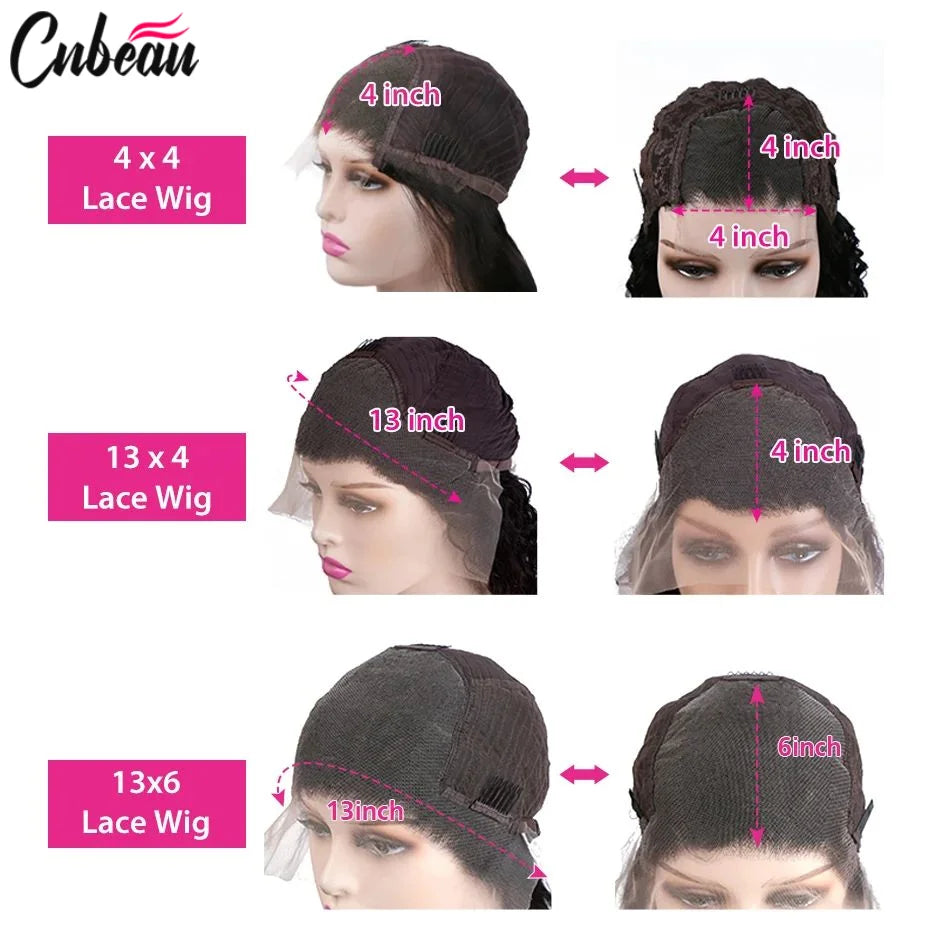 250 Density 13x4 13x6 Straight HD Transparent Lace Front Human Hair Wig 50 52 Inch Pre Plucked Lace Frontal Wigs Bone Brazilian